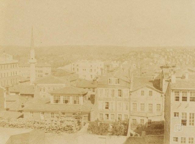 Ağa Camii , İstiklal Caddesi Ernest De Caranza, 1852