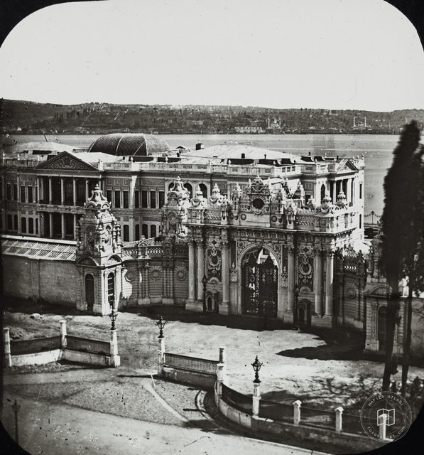 Dolmabahçe Palace Merasim Gate · Claude-Marie Ferrier Photo · 1850s