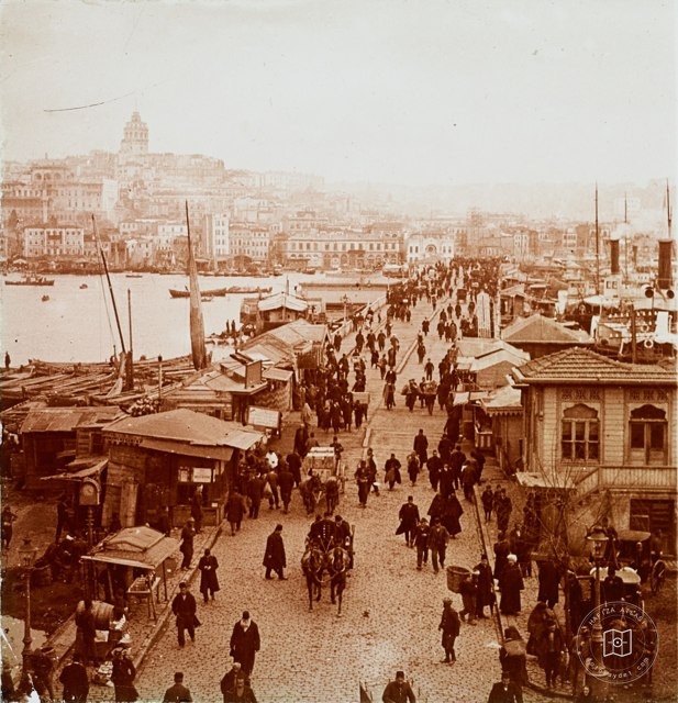 Galata Bridge On · 19th Century