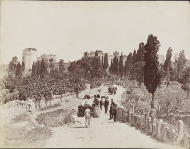Yedikule Road · Guillaume Berggren Photo · 1870