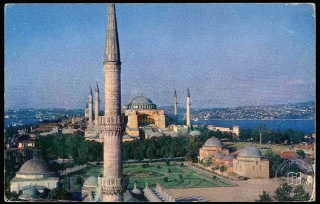 sultan ahmet Mosque from Ayasofya View Cart