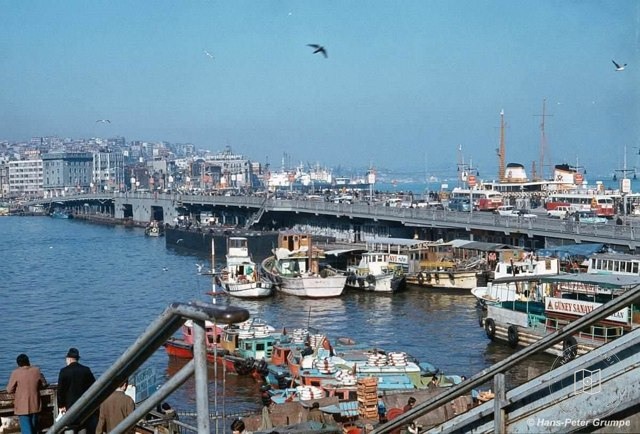 4. Galata Köprüsü, 1978 Fotoğrafçı: Hans Peter Grumpe