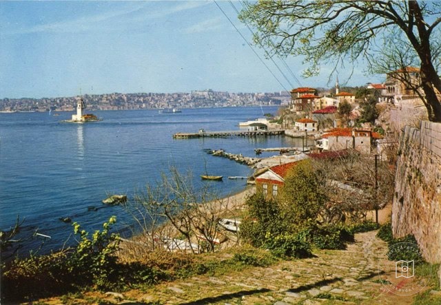 Salacak'tan Kız Kulesi ve Boğazın görünüşü, Üsküdar, İstanbul
