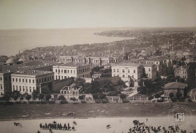 Beyazıt Tower from Laleli Direction