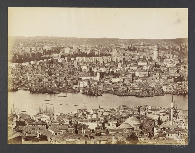 Panoramik Galata ve Haliç · 1880'ler