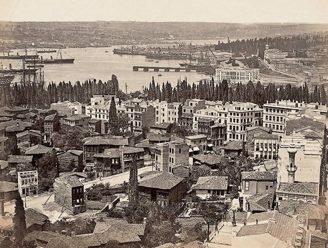 Galata Kulesi'nden Şişhane-Kasımpaşa'ya bakış