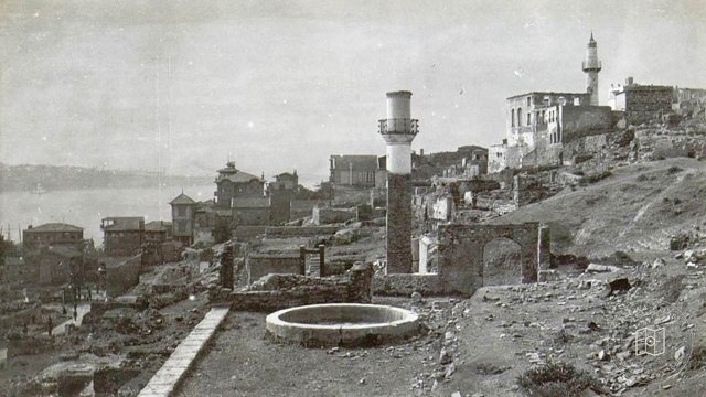 1915 Büyük Cihangir yangını sonrası vadiden görüntüler