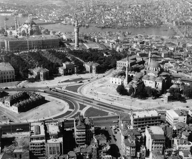 7096 - Havadan Beyazıt Meydanı · 1958