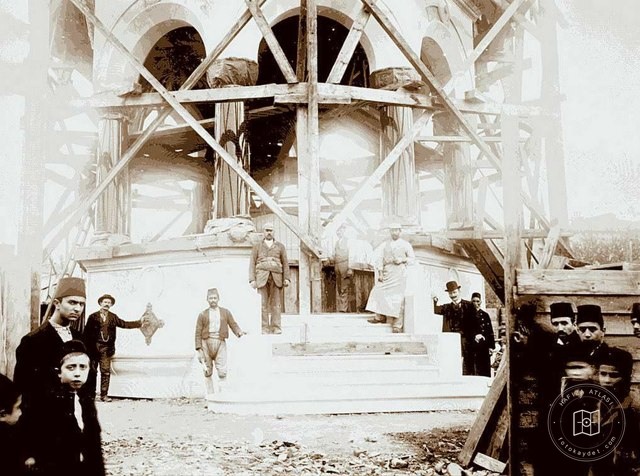 Alman Çeşmesi'nin yapılış ve açılış fotoğrafları, 1901