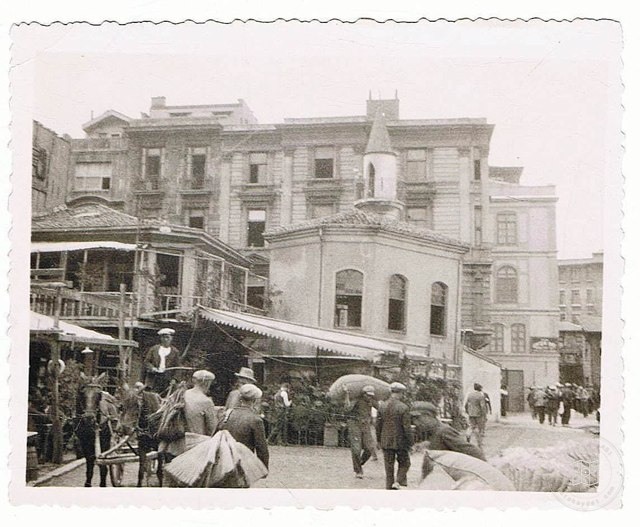 Fish Market Scaffolding, Eminönü · 1928