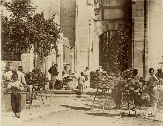 Simitçiler · 1870'ler · Pascal Sébah Fotoğrafı