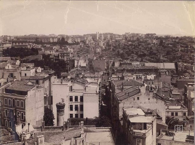 Galata Kulesi'nden Panorama - 1 Mihran Iranian, 1890-1895