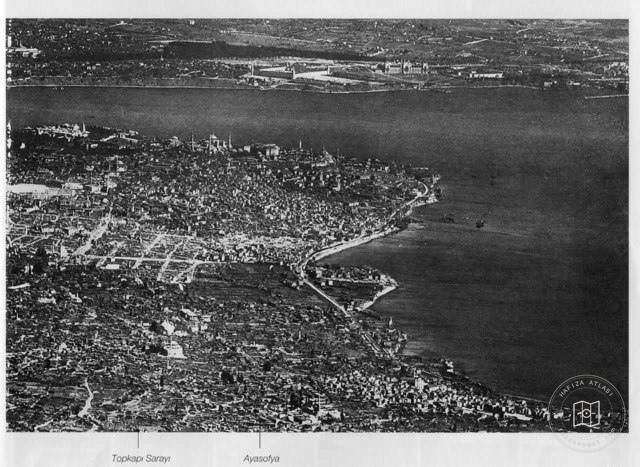 Tarihi Yarımada ve Marmara Havadan Görünümü · 1914 Yılı