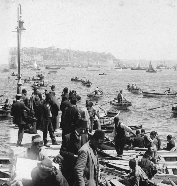 kayıklar ve insanlar 1900'ler