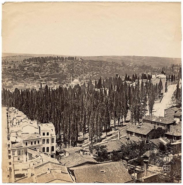 Galata Kulesi'nden Panorama - 10 Basile Kargopoulo, 1870'ler