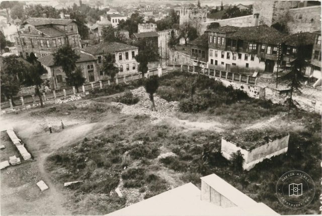 Ayasofya’nın Soğukçeşme Sokağı tarafındaki avlusu