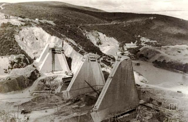 Elmalı Barajı yapımı · 1941
