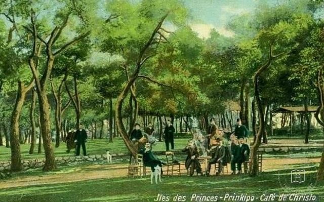 Hristo'nun kahvehanesi - Büyükada, 1910