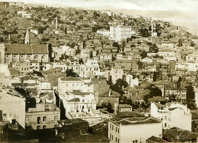 Beyoğlu Genel Görünüm · 1912