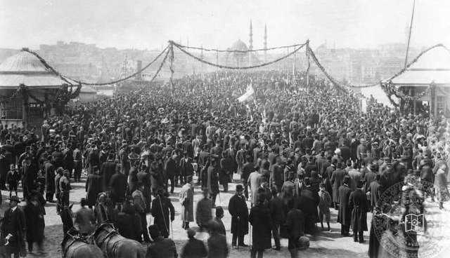 Galata Köprüsü Üzeri 24 Nisan 1912