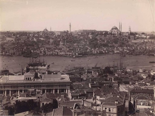 Galata Kulesi'nden Panorama - 6 Mihran Iranian, 1890-1895