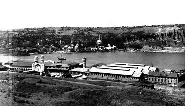 Sütlüce Mezbahası arkadan görünümü · 1930