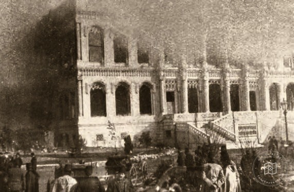 The fire at Çırağan Palace on 20 January 1910 and its aftermath