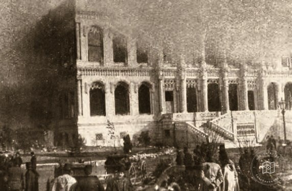 The fire at Çırağan Palace on 20 January 1910 and its aftermath
