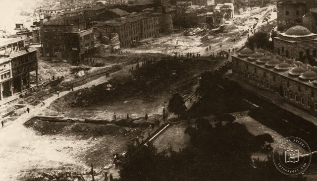 Road construction on Ordu Avenue