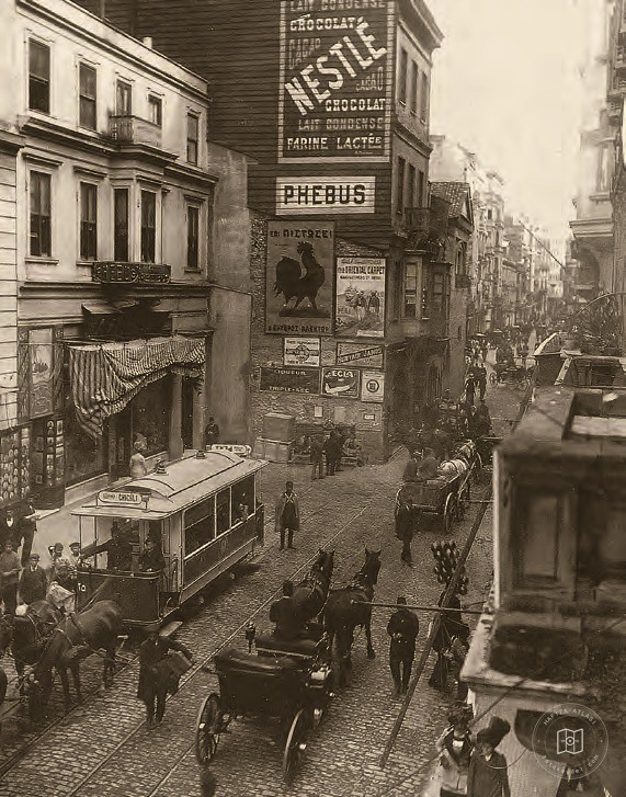 Horse-drawn trams and carriages in Istanbul
