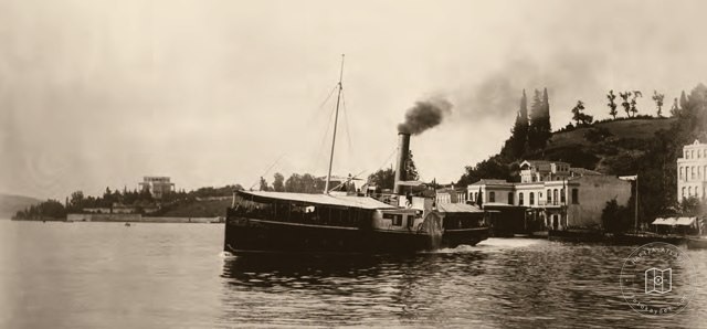 Paddle steamer on the Bosphorus