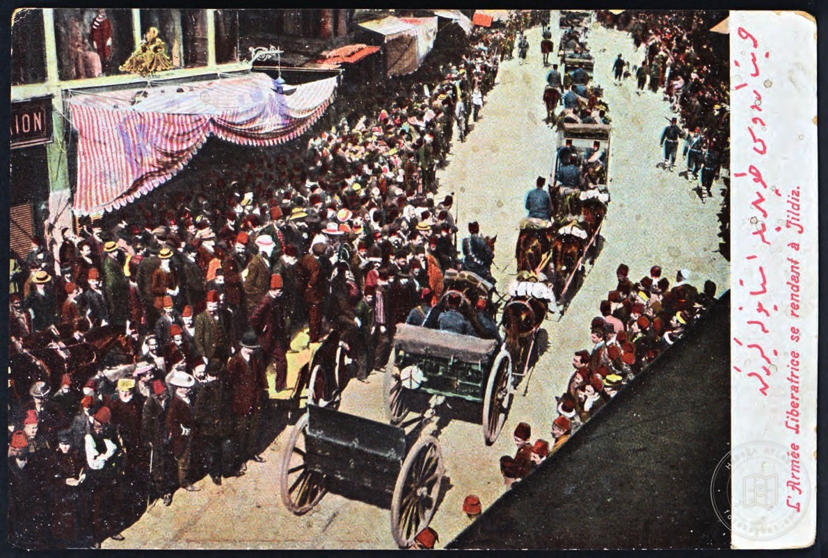 The Action Army entering Istanbul with its artillery