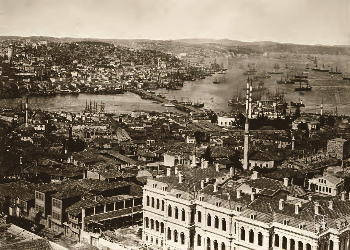 Eminönü, Galata and the Bosphorus in the late nineteenth century