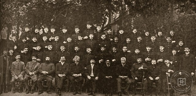 Teachers and students of the Imperial High School