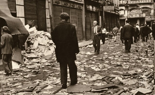 Destruction in Beyoğlu during the September 6–7 events