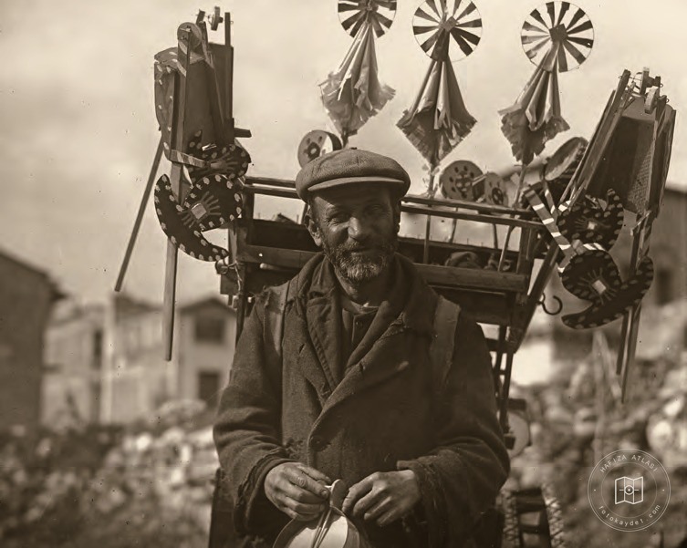 A toy seller in Istanbul