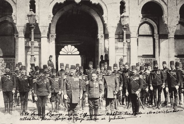 Ödön Széchenyi and the leaders of the Ottoman fire service