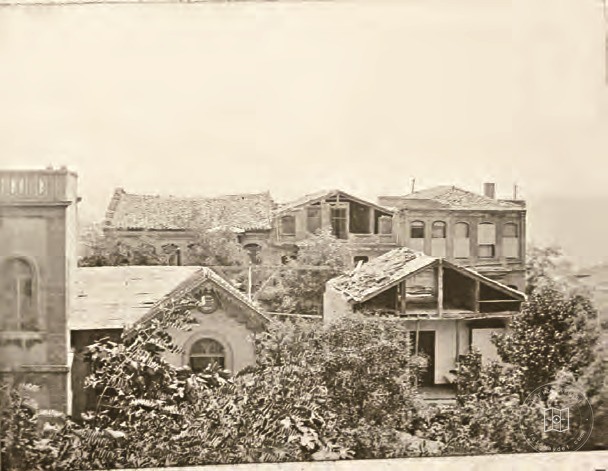 The Ottoman Printing House after the earthquake of 10 July 1894
