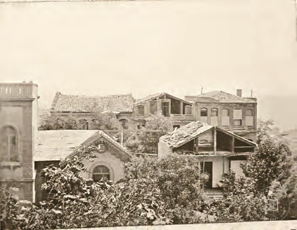 The Ottoman Printing House after the earthquake of 10 July 1894