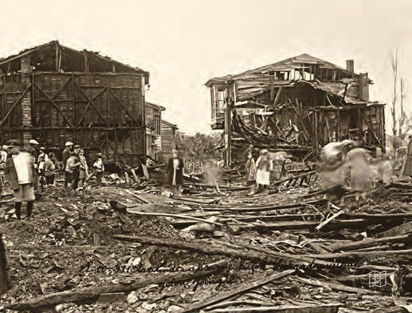 Fire damage in Küçük Langa, Aksaray, 22 September 1931