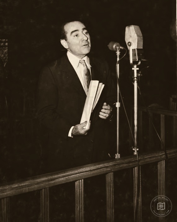 Adnan Menderes and his colleagues defending themselves at the Yassıada trials