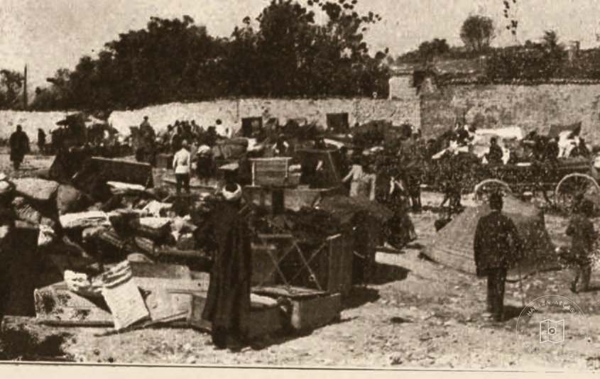 1911 Bâbıâli yangınından sonra bölgenin görünümü