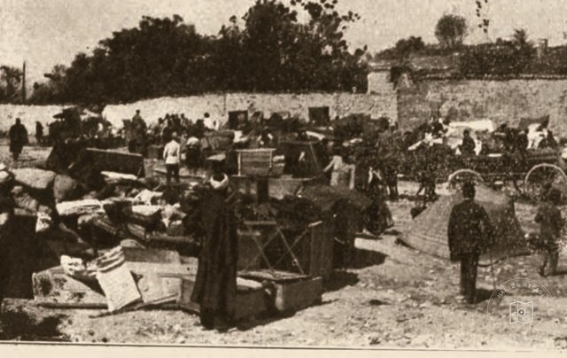 1911 Bâbıâli yangınından sonra bölgenin görünümü