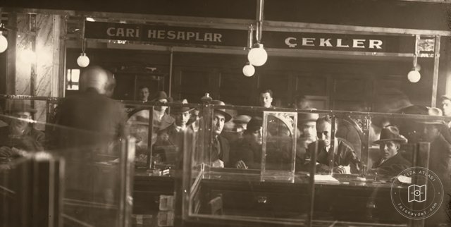 A bank branch in Istanbul