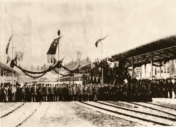 Opening of Sirkeci Railway Station