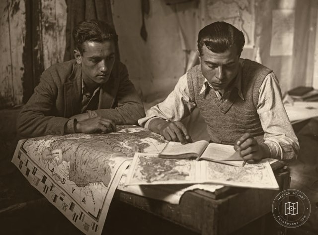 University students studying