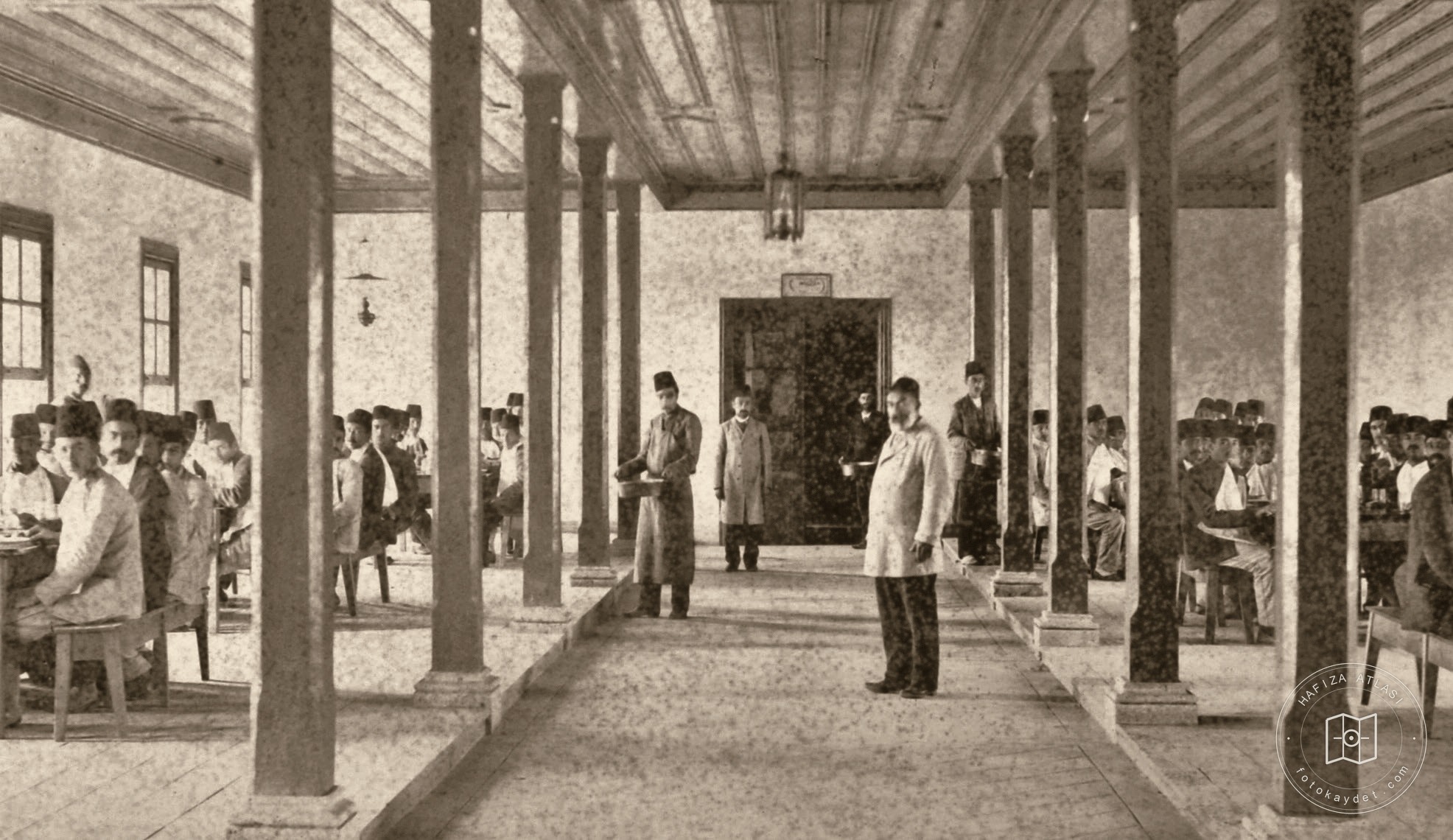 Dining hall at Halkalı Agricultural School