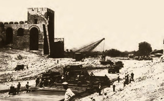 Construction of Millet Avenue at Topkapı