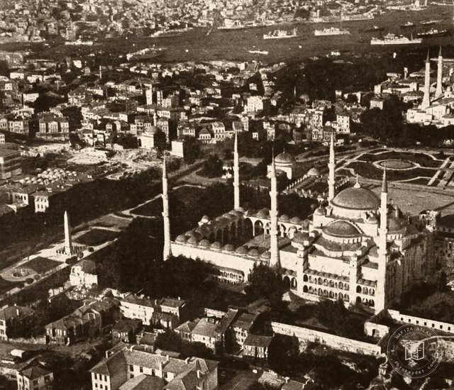 Tarihî yarımadaya havadan bakış