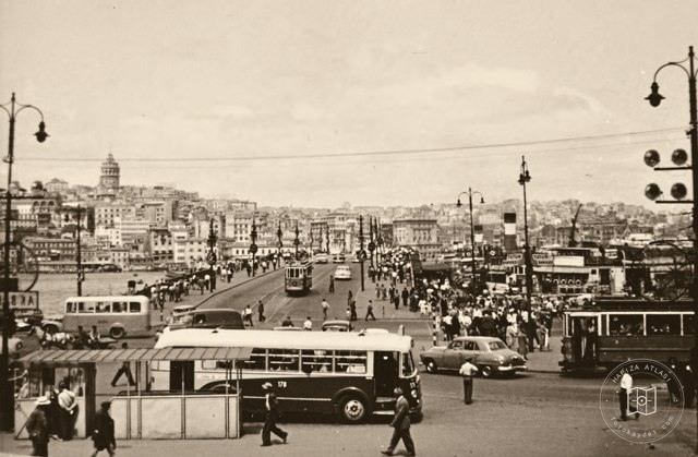 Galata Bridge and Karaköy from Eminönü